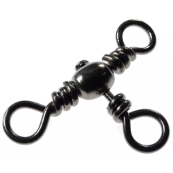 CROSSLINE SWIVELS BLACK 3 (4/PK)